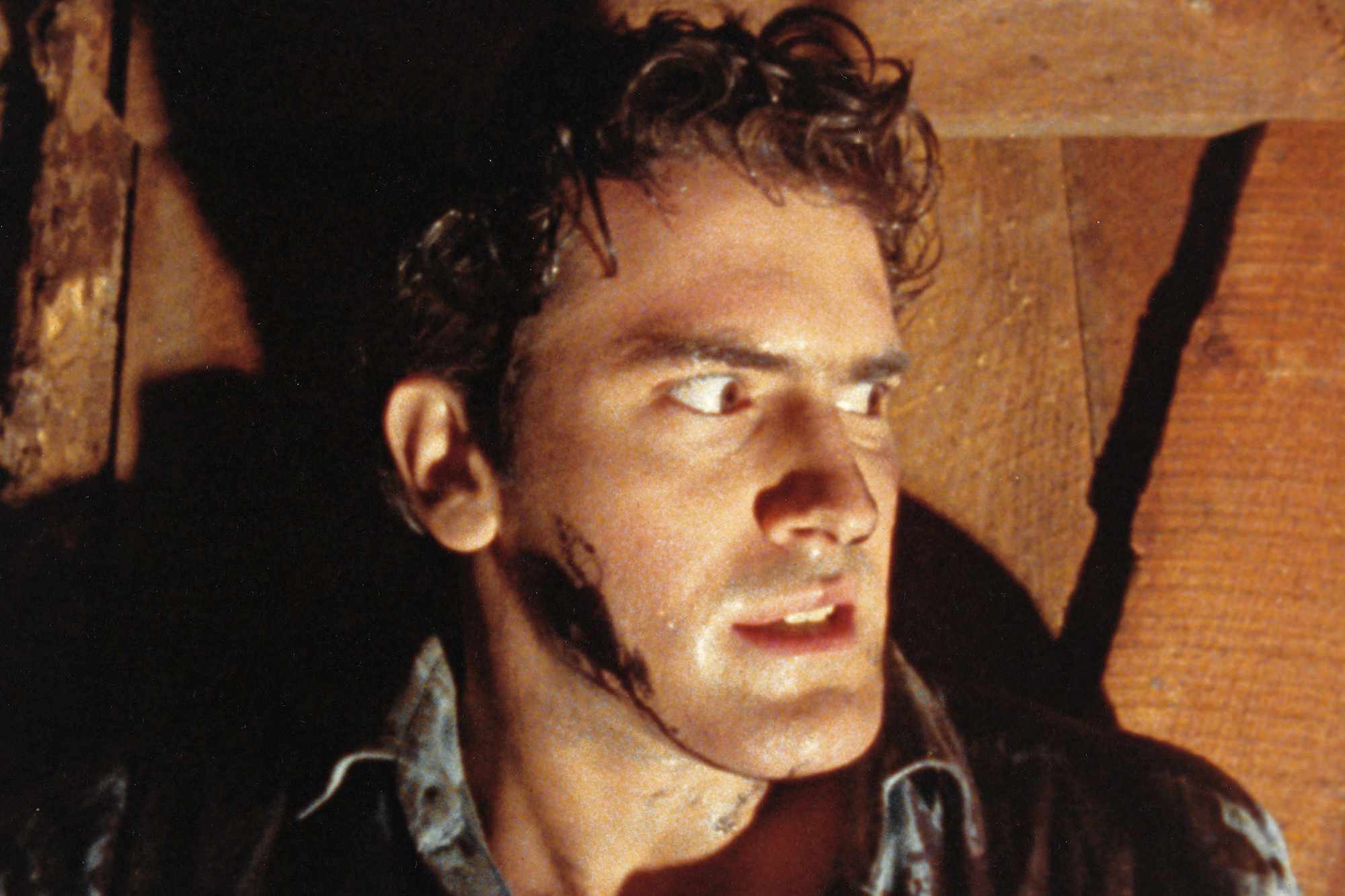 Bruce Campbell in The Evil Dead